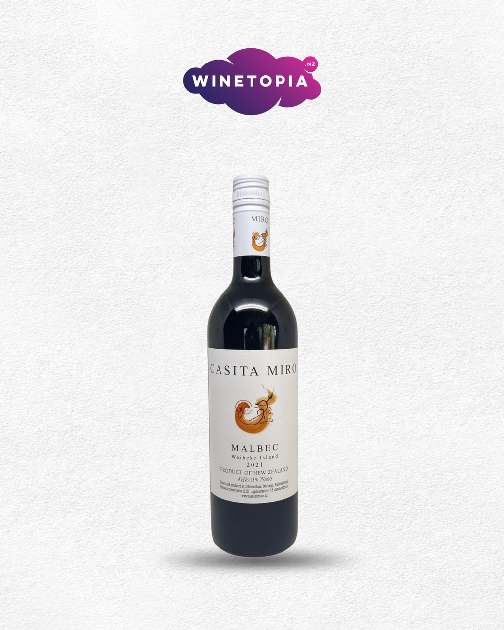 Casita Miro Waiheke Malbec 2021