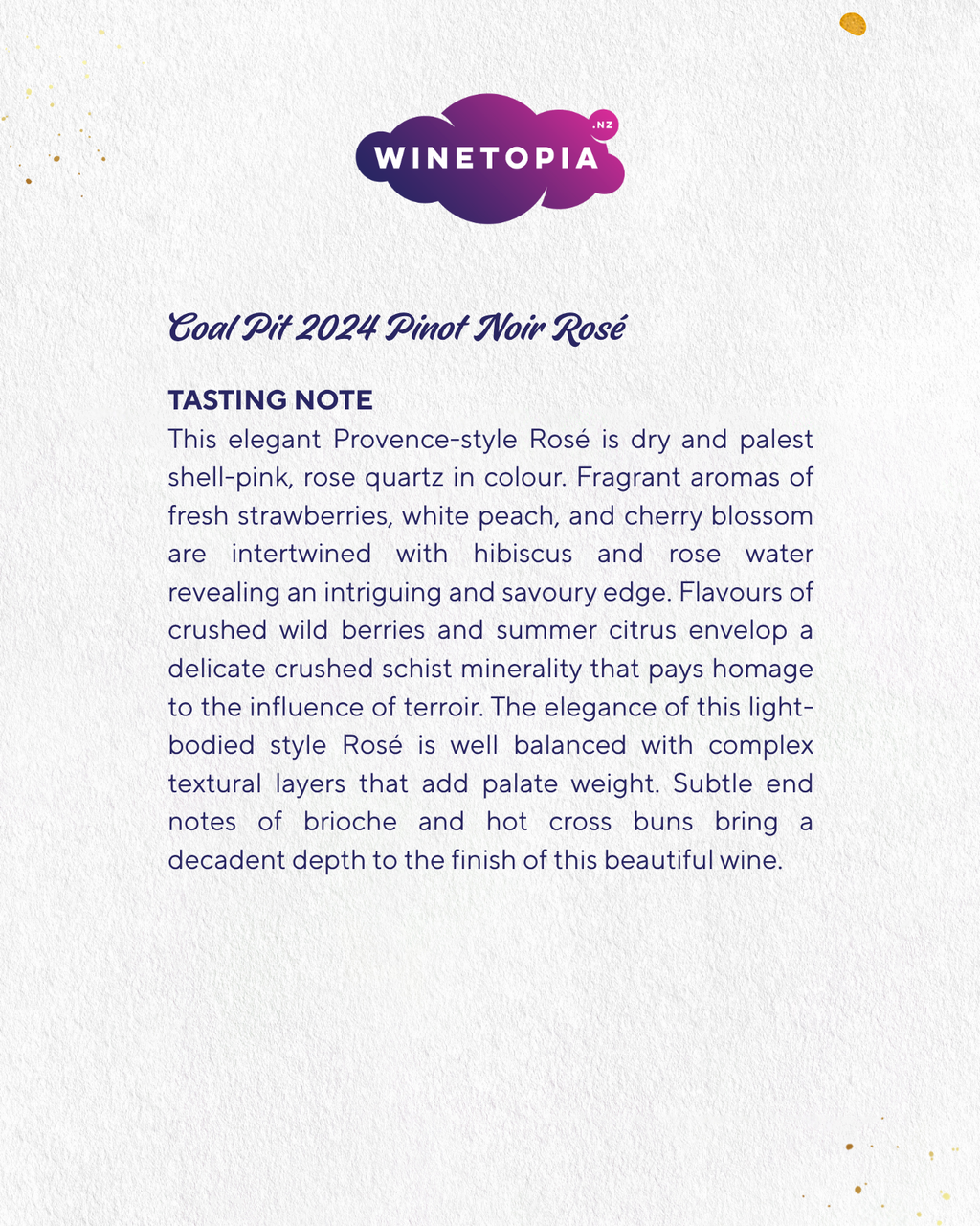 Coal Pit 2024 Pinot Noir Rosé