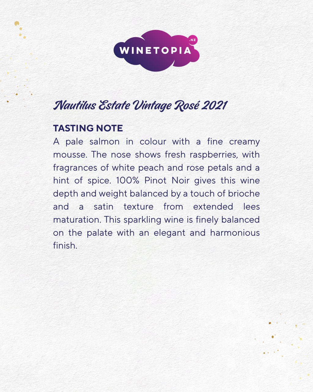 Nautilus Estate Vintage Rosé 2021